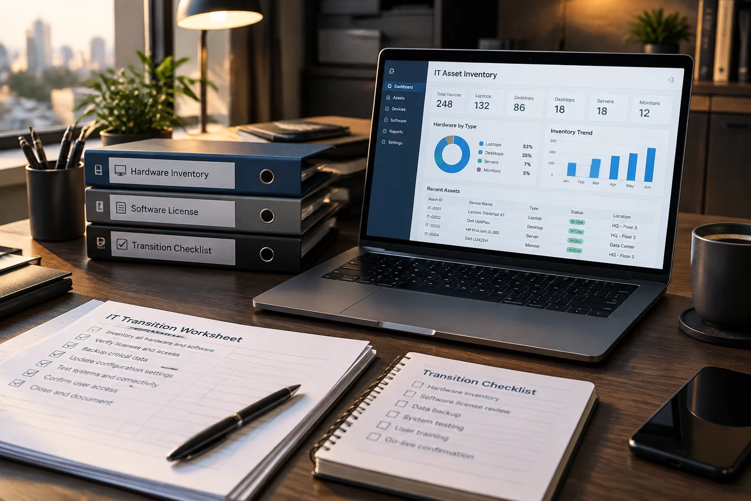 Device transition category resources and practical workspace documents