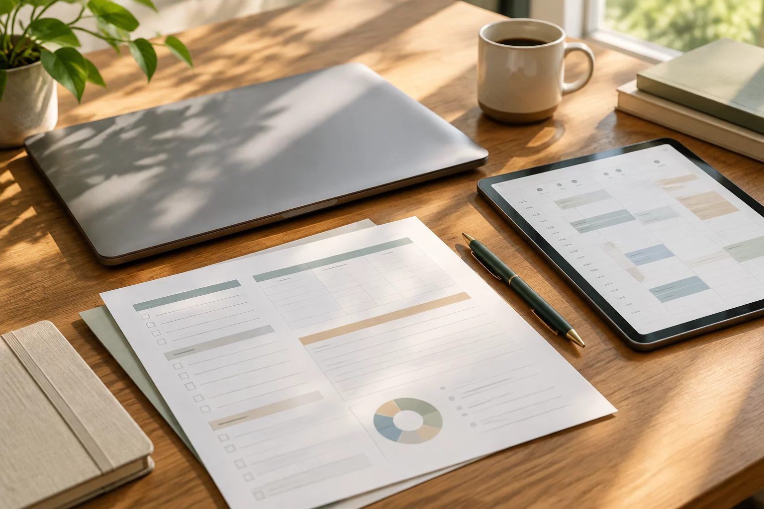 Structured workstation migration planning and transition workspace